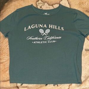 🖤HOLLISTER GREEN LAGUNA HILLS CROP TOP SIZE M🖤